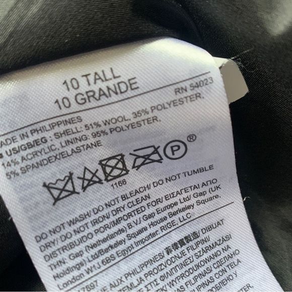 Warm Wool Blend Figure Flattering Plaid Midi Dress 10 Tall - Picture 5 of 10